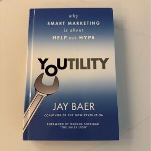 Hard Cover Youtility by Jay Baer Book Signed Edition